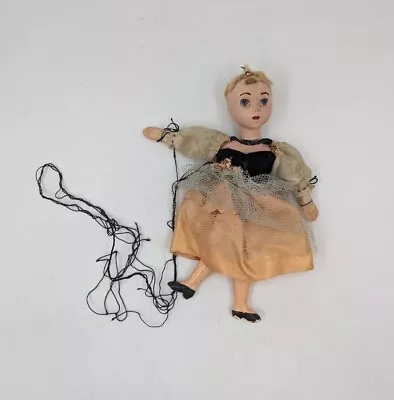 Vintage Hazelle’s Marionette Puppet W Dress Damage. No Box/crossbar • $9.99