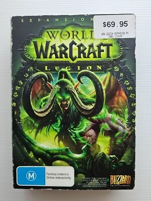 World Of Warcraft Legion Expantion Pc Game New In Box • $42.50