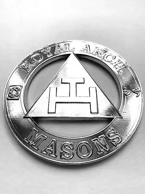 Masonic  Metal Chrome Royal Arch Masons Auto Car Emblem • $13.99