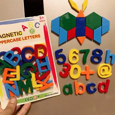 Kids Learning Spelling Counting Magnetic Alphabet Letters Refrigerator Stickers • $13.90