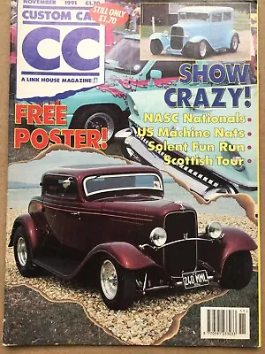 Custom Car Magazine - November 1991 - NASC Nationals Scottish Tour • £7.49