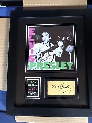 Authentic Piece Of Elvis Presley's Hair  COA Certificate 13 X 16 Memorabilia • $299.99