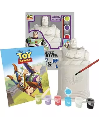 Toy Story Buzz Lightyear Paint Your Own Money Box Disney Pixar - Brand New • £4.99