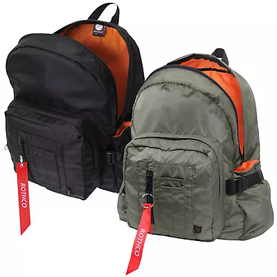 Rothco MA-1 Bomber Style Backpack - Sage Green Or Black • $41.99