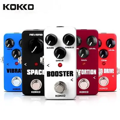 KOKKO Series Guitar Effects Pedals Reverb Distortion Chorus Traditional Vibrato • $40.89