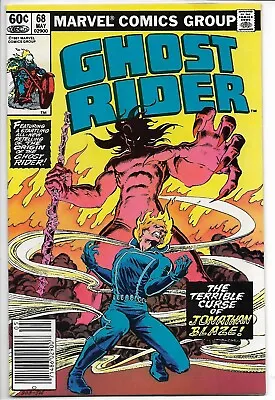 Ghost Rider #68 Origin Retold Mephisto Marvel 1982 VF/NM Newsstand • $26