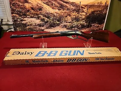 Vintage Daisy Model 96 Bb Gun- Lever Action- Compression Weak- Wood Stock W/box • $79.99
