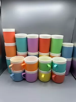 Vintage Bolero Therm-O-Ware Insulated Cups Tumblers Plastic Colors YOU CHOOSE! • $4.99