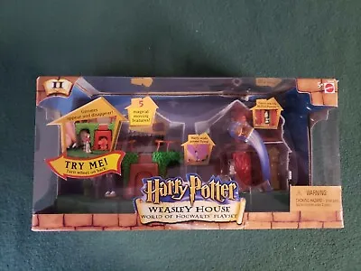 $60 • Buy Harry Potter Weasley House Play Set Mattel 2001 NIB