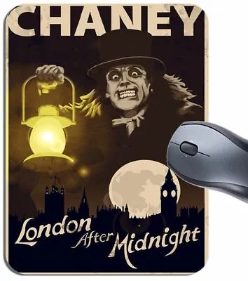 London After Midnight Movie Poster Mouse Mat Vintage Lon Chaney Horror Mouse Pad • £8.95