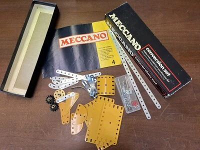 £27.50 • Buy Vintage Meccano Conversion Set 3X, 100% Complete In Original Box With Manual