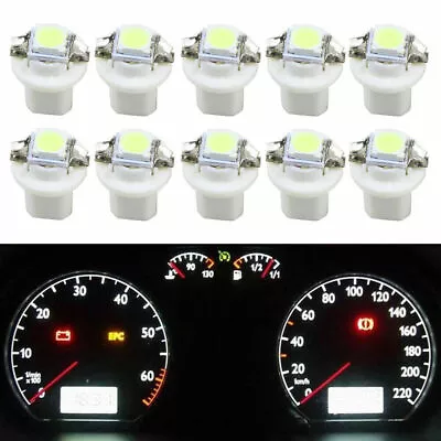 10x T5 B8.5D Bright LED Lamp Light Car Panel Gauge Dash Bulb Instrument Light • $6.18