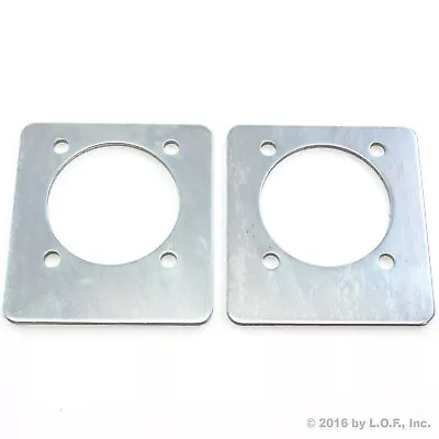 2 RECESSED BACKING PLATE MOUNTING PLATES F D RING PLATE TIE DOWN ROPE D RINGS • $21.98