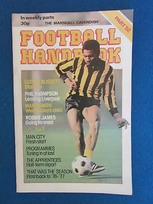 £2.99 • Buy The Marshall Cavendish Football Handbook - Part 52 - 1979