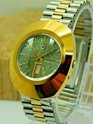 RARE Vintage Original Rado Diastar Magic 17 Jewel Automatic Wrist Watch 2 Tone • $849