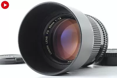 [N MINT W/Hood] Sample Photo  Canon NEW FD NFD 85mm F/1.8 MF Prime Lens Japan • £221.83