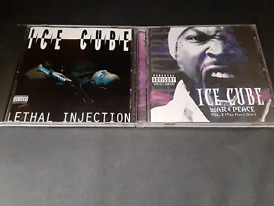 $8.95 • Buy 2 Lot Lethal Injection/War & Peace V2 [PA] By Ice Cube (CD,1993,2000) Preowned.