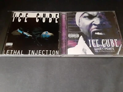 $8.95 • Buy 2 Lot Lethal Injection/War & Peace V2 [PA] By Ice Cube (CD,1993,2000) Preowned.