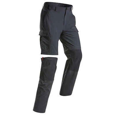 £32.98 • Buy Forclaz Mens Mountain Trekking Outdoor Modular 2-in-1 Zip-off  Trousers