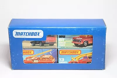 Matchbox Lesney Superfast Gift Box With 4x Models Inc MB 61 Ford Transit Wreck • £49.99
