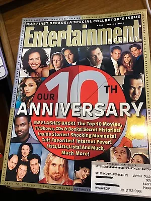 Entertainment Weekly Spring 2000 Our 10th Anniversary Collector's Issue • $6.99