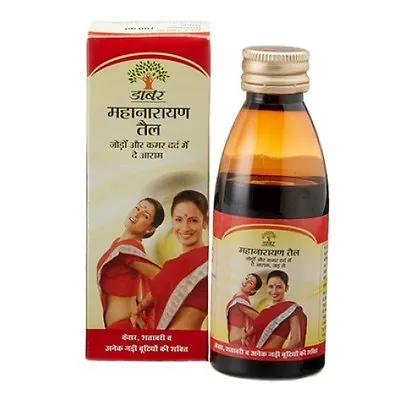 Dabur Herbal Mahanarayan Oil For Joint & Backache Arthritis - 100 Ml • $11.85