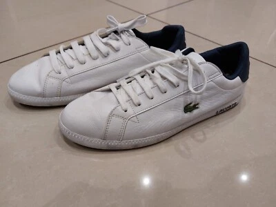 £30 • Buy Lacoste Graduate Trainers, White, Mens Size 9.5