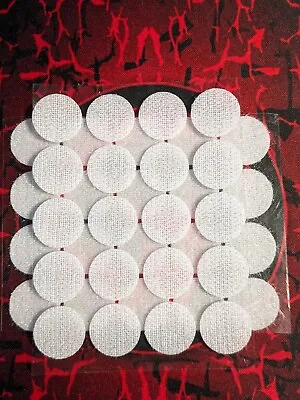  20 Pairs 20 Mm Diameter White Self Adhesive Velcro Fastener Dots • £3.20