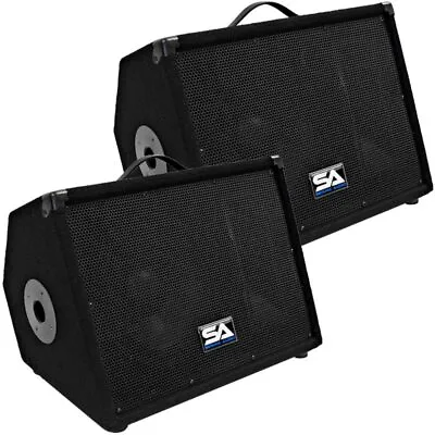 Seismic Audio Pair 10  Floor Monitors Studio/Stage New PA/DJ Speakers • $197.99