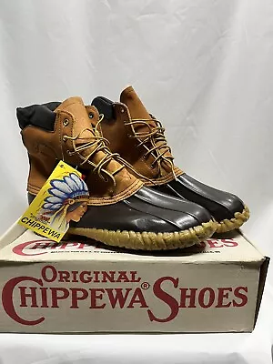 Vintage Chippewa Duck Boots Men's Size 11 Made In USA Never Worn • $55