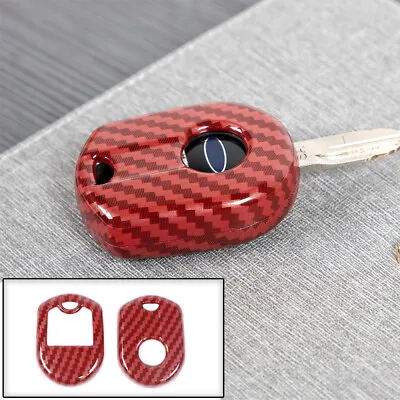 Key Fob Cover Skin Case Protector For Ford F150 F-150 2009-2014 Red Carbon Fiber • $16.99