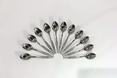 12 Vintage REGENT CUTLERY Demi-tasse Espresso Mini Stainless Steel Spoons • $25