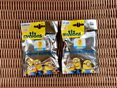 New 2 Minion Mini PVC Mystery Packs A Movie Exclusive SURPRISE MINIONS FIGURE • $9.95