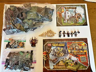 MEGA BLOKS Pirates Of The Caribbean Set Parts Lot 1022 & 1027 & Instructions. • $50