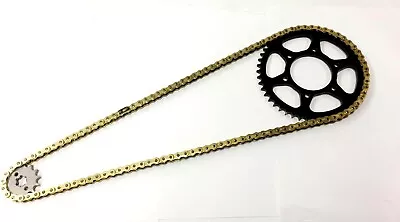 Yamaha YZF-R6 S '06-10 Models X-Ring Chain & And Sprocket Set GOLD  • $87.06