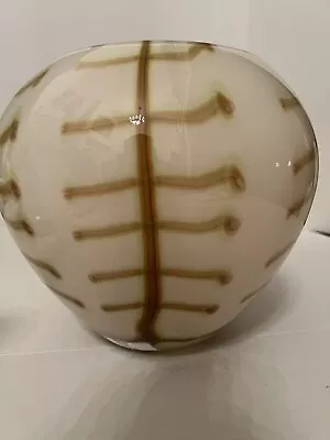 Makora  Bowl/Vase Hand Painted 8” Tall X  10” Wide • $49.95