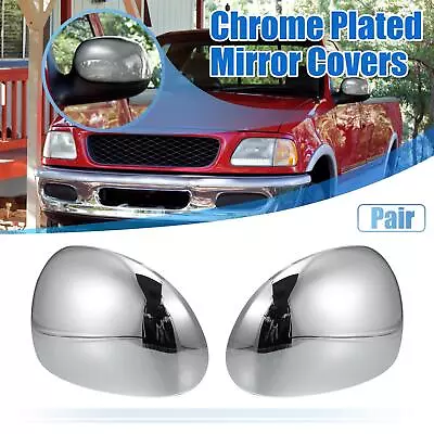 Pair For Lincoln Navigator 1998-1999 Chrome Plated Power Full Mirror Cover Cap • $32.99