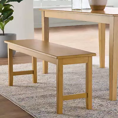 Homes Dining BenchSolid Wood And Veneer ConstructionFits 2 PeopleNatural Pine • $78.99