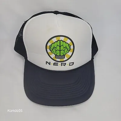 Vtg NERD Neptunes Brain Trucker Hat Cap Pharrell Snapback VGC • $42.41