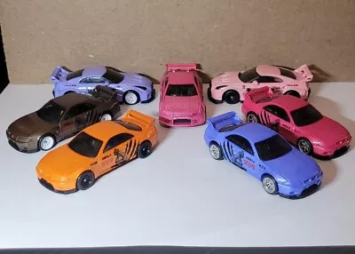 Hot Wheels Nissan Skyline Custom Colors Lot (x7) R32 R33 Godzilla R35 LBWK  • $60