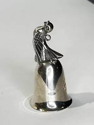 Vintage Reed & Barton 12 Days Of Christmas 4 Calling Birds Silver Bell Ornament • $15