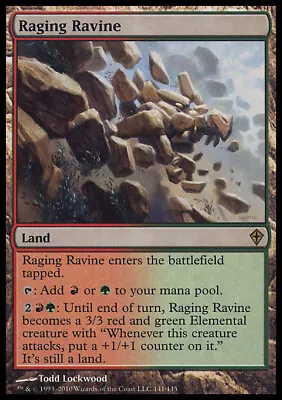 MTG Magic The Gathering Raging Ravine (141/151) Worldwake LP • $0.99