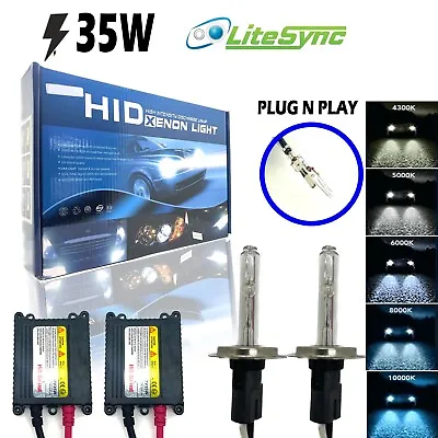 35W H7 H7R Xenon HID Conversion Kit Slim Balast Bulbs Pair For Renault Laguna • £29.95