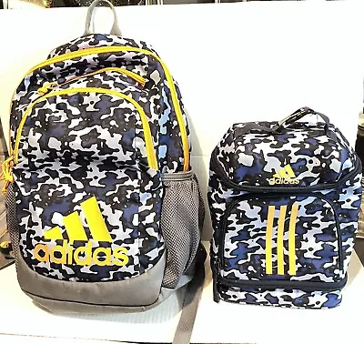 Adidas Back Pack With Matching Lunch Bag • $18.95