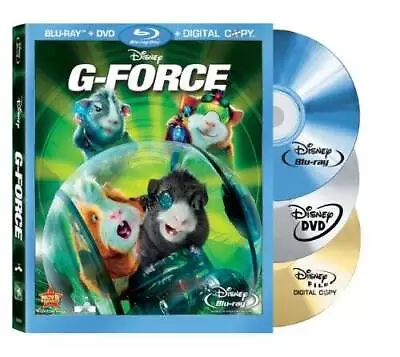 G-Force (Three-Disc DVD/Blu-ray Combo +Digital Copy) - Blu-ray - VERY GOOD • $4.48