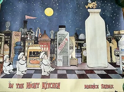 Maurice Sendak In The Night Kitchen 1970 Poster Peaceable Kingdom Approx. 18x24 • $89.99
