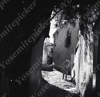 A18  Original Negative 1974 Mexico Taxco  Cobble Stone Street 999a • $9.25