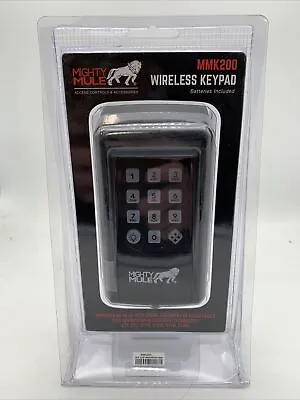 Mighty Mule MMK200 Wireless Digital Keypad Programmable Up To 25 Codes • $29.24