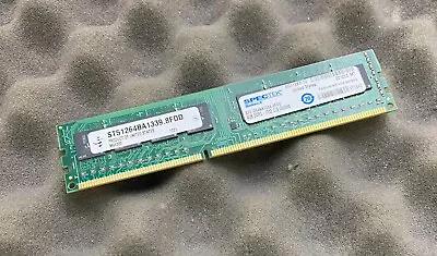 4GB Spectek ST51264BA1339.8FDD PC3-10600U 1333MHz 1Rx8 DDR3 Computer Memory RAM • £6.99