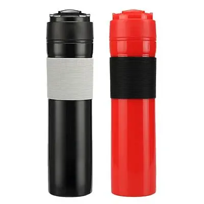 Mini Portable French Press Coffee Maker Mug Leak-Proof Camping Backpacking • £15.34